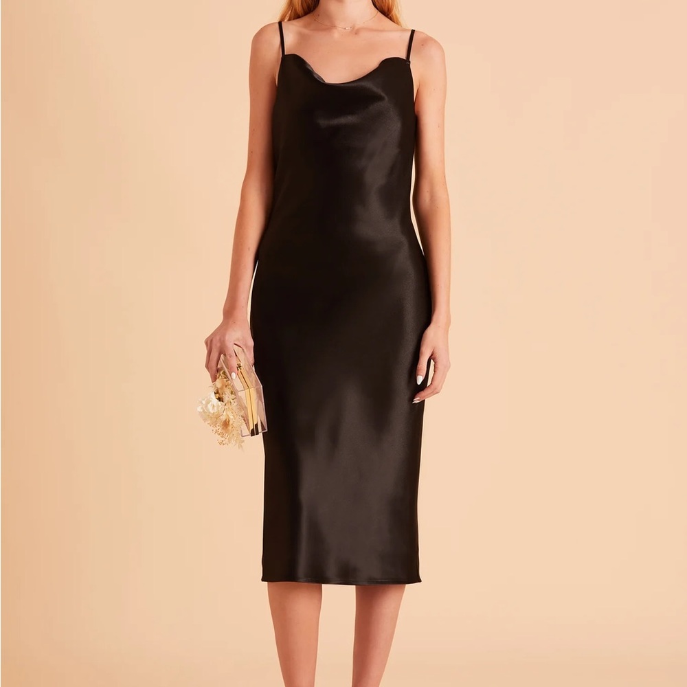 Birdy Grey Black Slip Dress